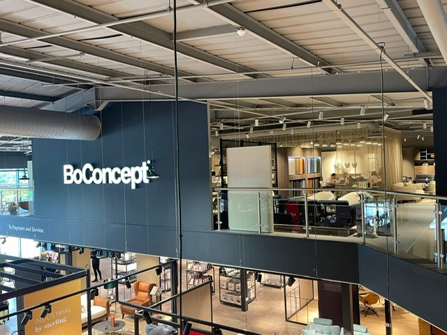 refurbishment retail store boconcept